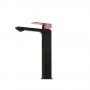 Seto Rose Gold & Matte Black Lead Free High Rise Basin Mixer